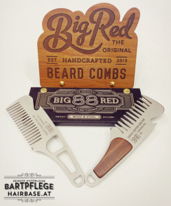 Taschenkamm - Big Red No.88 und No.88 Lite von Big Red Beard Combs