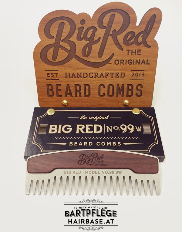 Metallkamm Big Red No.99 SW von Big Red Beard Combs